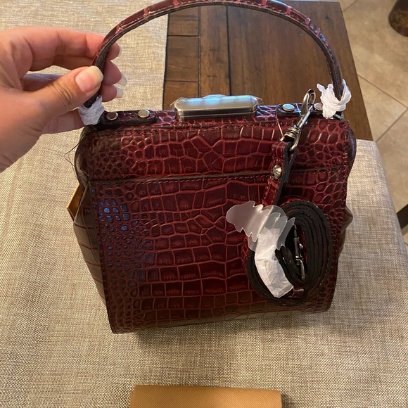 Patricia Nash Bags Patricia Nash Croc Plum Nela Satchel Nwt Poshmark